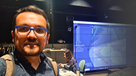 Photo for Visiting Scholar from Universidad de La Sabana collaborates  with Purdue Center for Serious Games and Learning in Virtual Environments